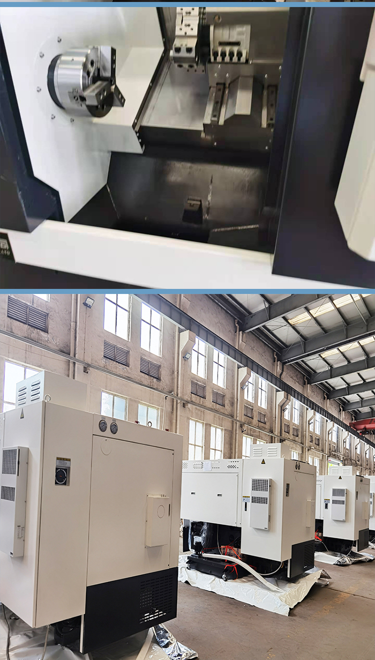 T56-1000Y车削复合中心双主轴动力刀塔带Y数控车床斜导轨车铣复合
