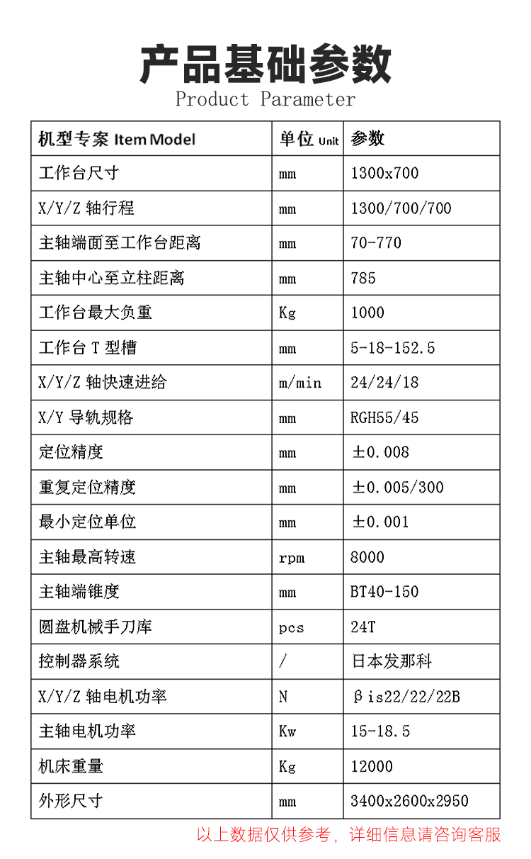 1375立式加工中心三轴线轨数控加工中心高精度cnc数控铣床