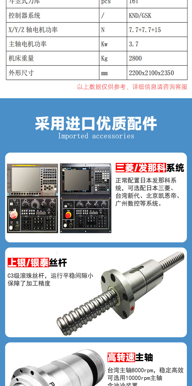 vmc650加工中心高速高精度加工中心三轴线轨cnc电脑锣