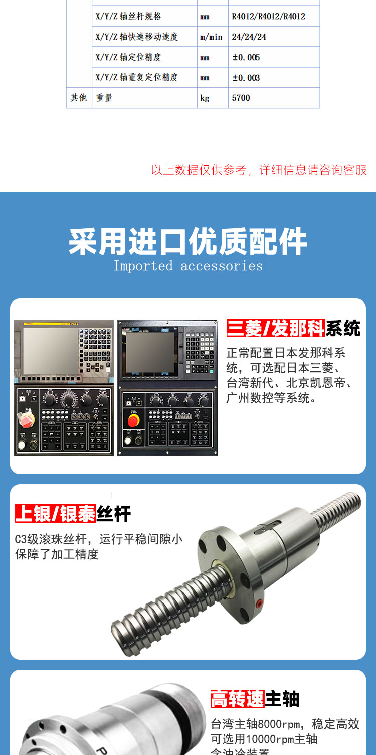 五轴联动加工中心vmc-c400加工中心高精度高速加工中心机床